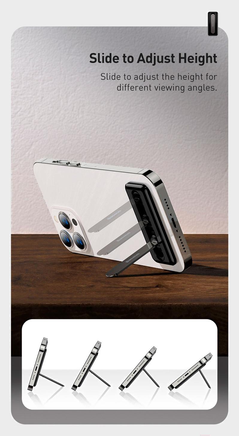 Подставка для смартфона Baseus Foldable Bracket Black (LUXZ000001)