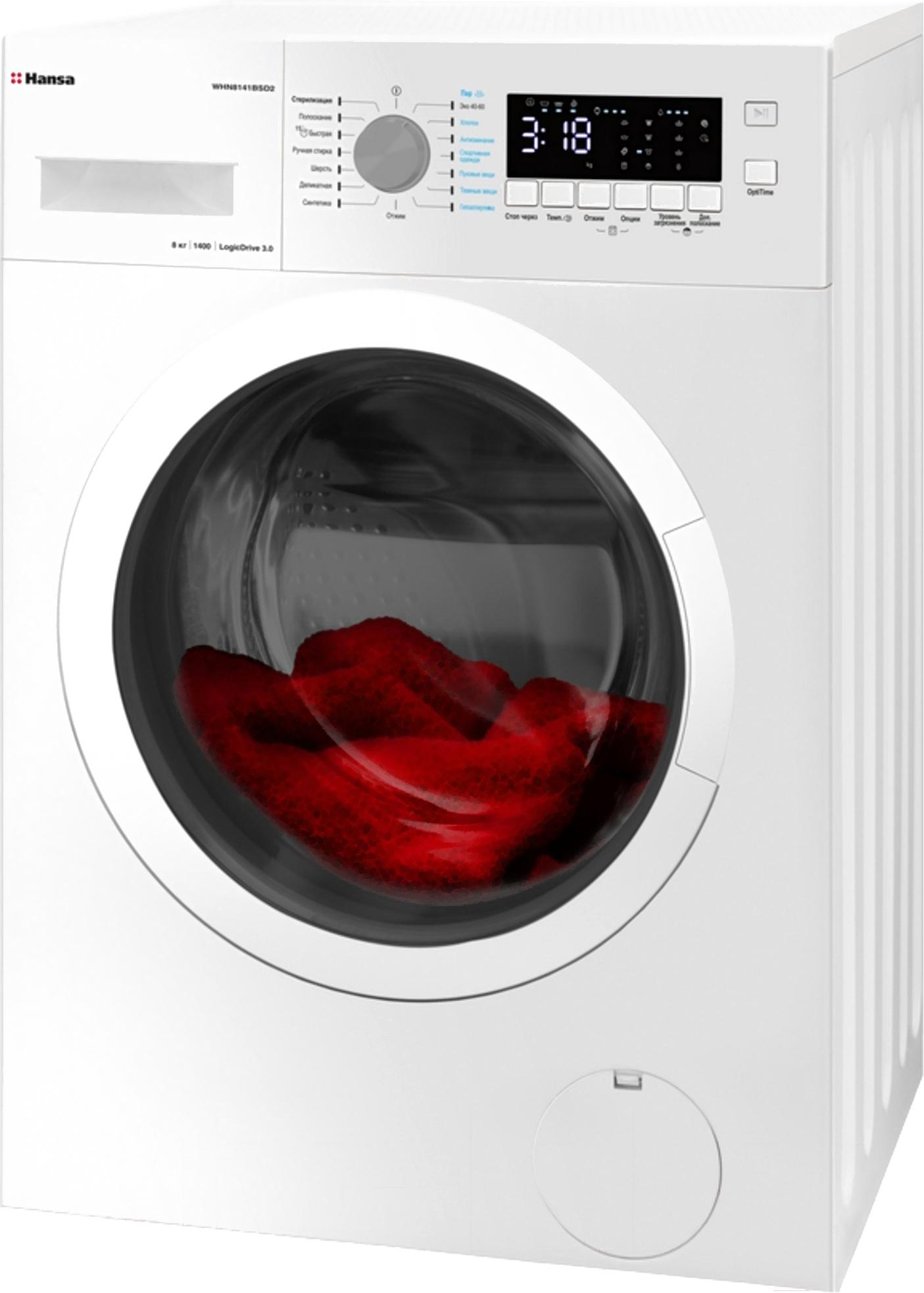 Стиральная машина Hansa WHN8141BSD2 белый