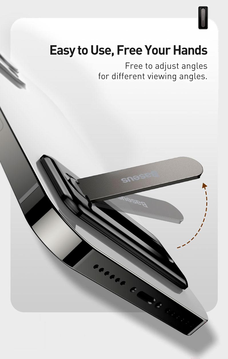 Подставка для смартфона Baseus Foldable Bracket Black (LUXZ000001)
