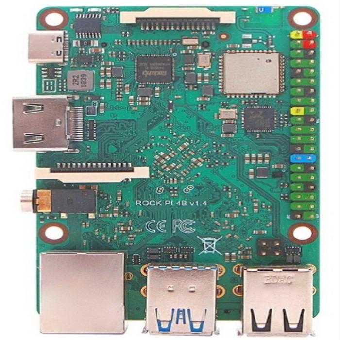 Одноплатный компьютер RockPi 4 Model A 4GB oem