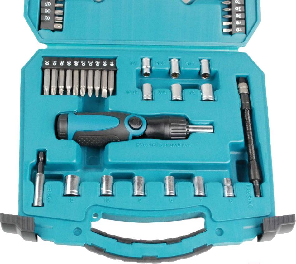 Набор оснастки Makita Circle series 65 предметов кейс (D-42020)