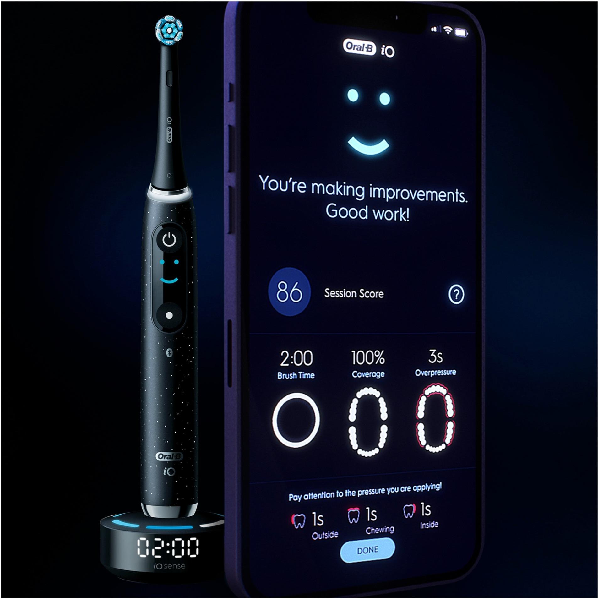 Электрическая зубная щетка Oral-B iO Series 10 Cosmic Black
