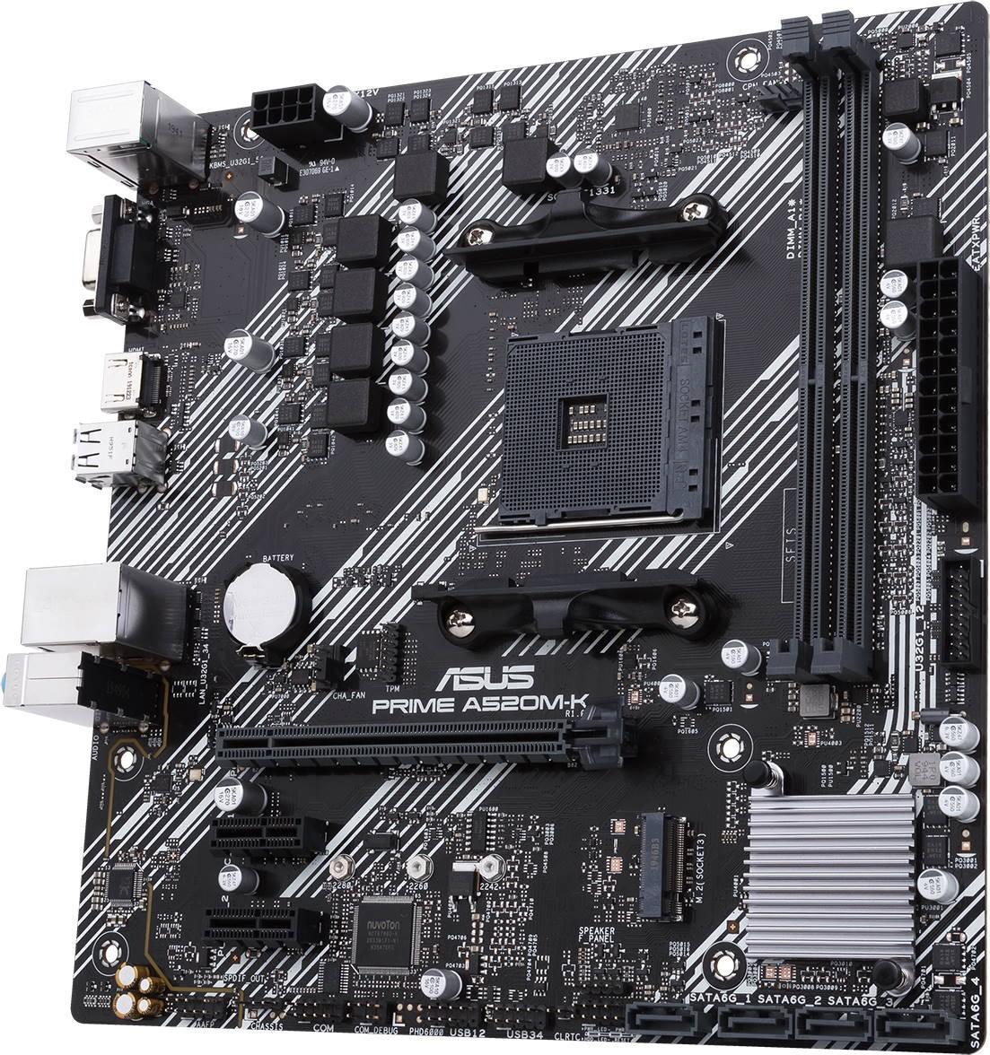 Материнская плата ASUS Prime A520M-K DDR4
