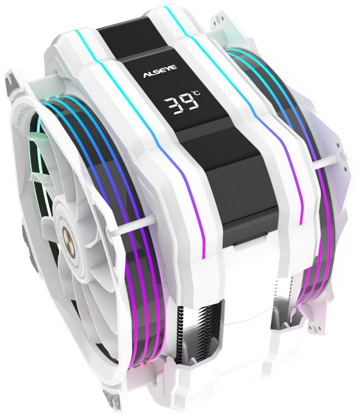 Кулер для процессора Alseye M120D-Plus белый