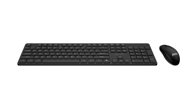 Набор периферии MSI Forge K200 Wireless Combo MS-8ZA4 черный (S11-43RU304-Y92)