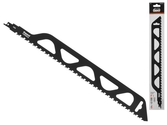 Пилка сабельная по кирпичу S 457мм (1 шт.) GEPARD (457мм, полотно для сабельной пилы по газобетону, пропил прямой)