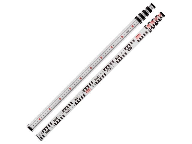 Рейка телескопическая для нивелира BULL 1-5 метров, алюминий (Минимальная длина: 1 м, Максимальная длина: 5 м, Материал:алюминий)