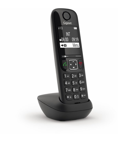 Дополнительная трубка Dect Gigaset AS690HX черный (S30852-H2876-R101)