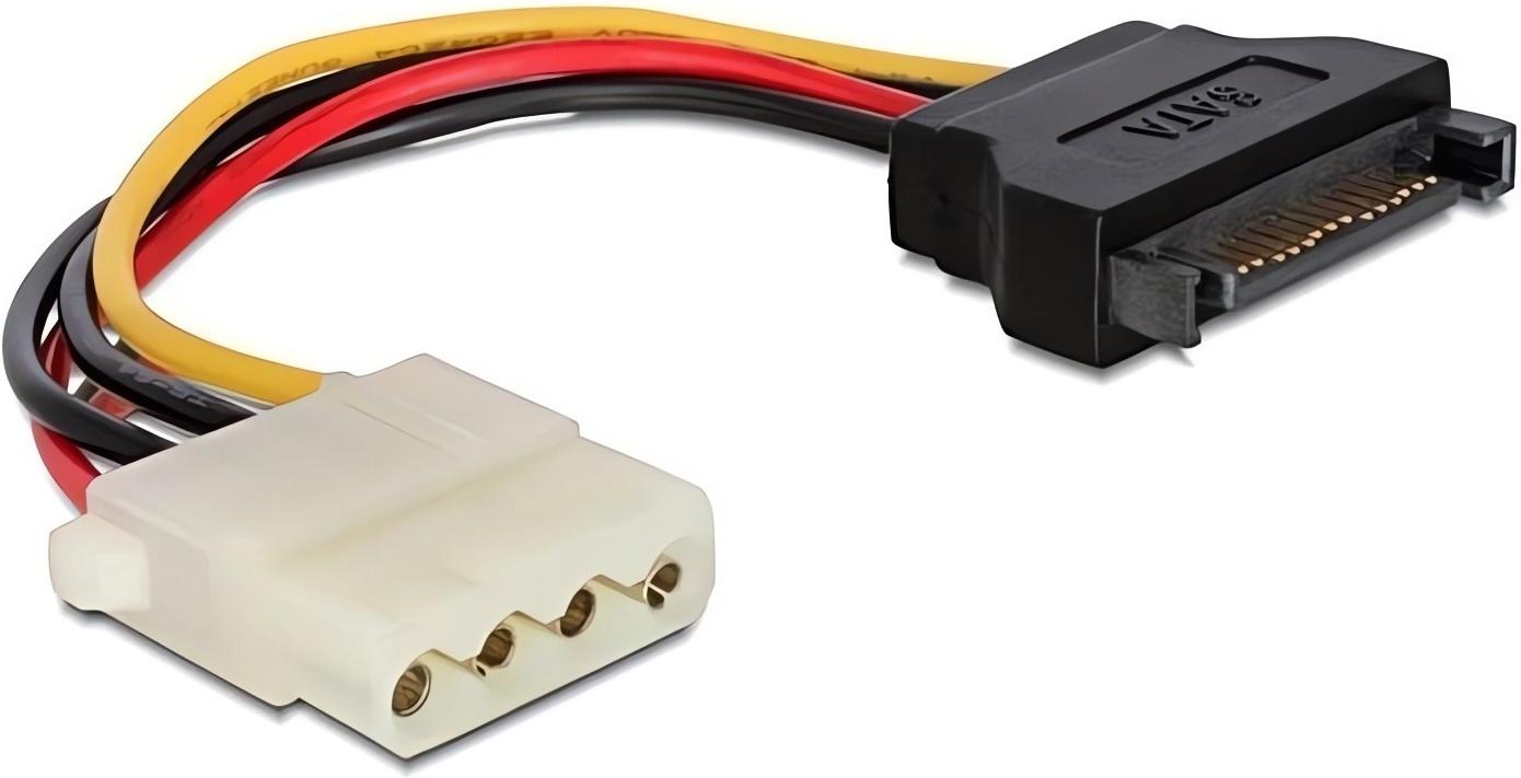Кабель SATA Cablexpert CC-SATA-PS-M 0.15 м