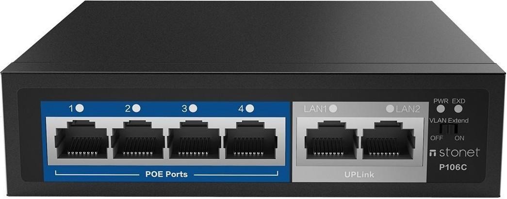 Коммутатор Netis 6PORT 10/100M 4POE P106C
