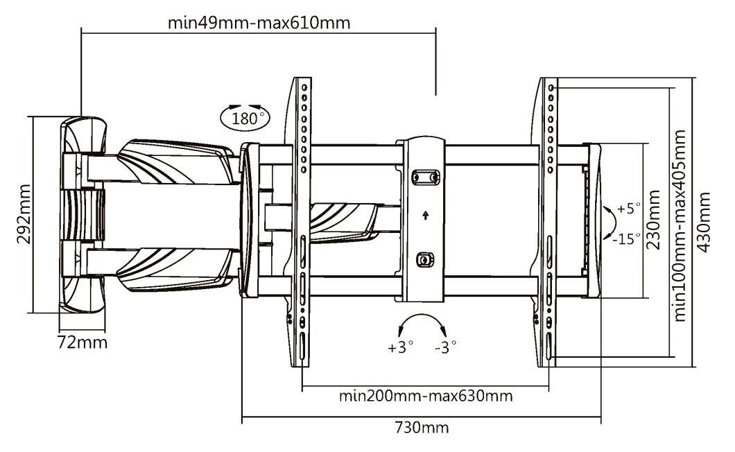 Кронштейн Ultramounts UM909 черный