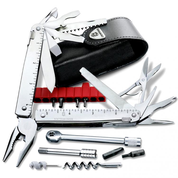 Мультитул Victorinox SwissTool X Plus Ratchet серебристый (3.0339.L)