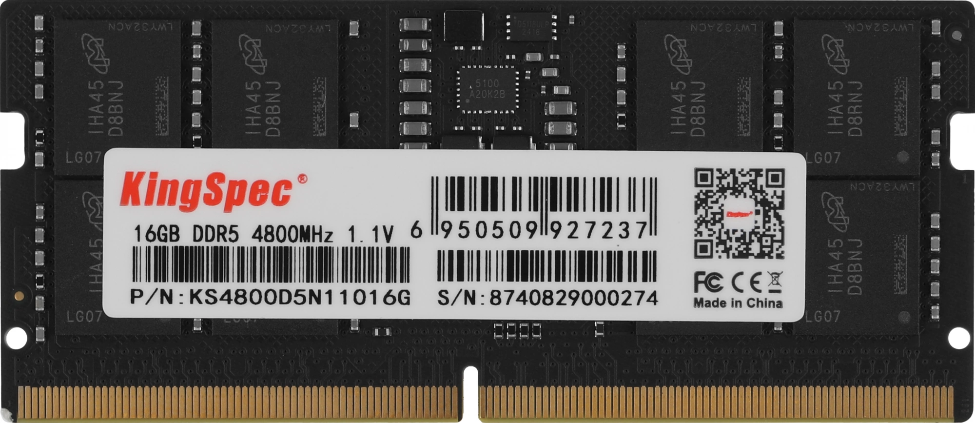 Оперативная память Kingspec 16GB DDR5 (KS4800D5N11016G)
