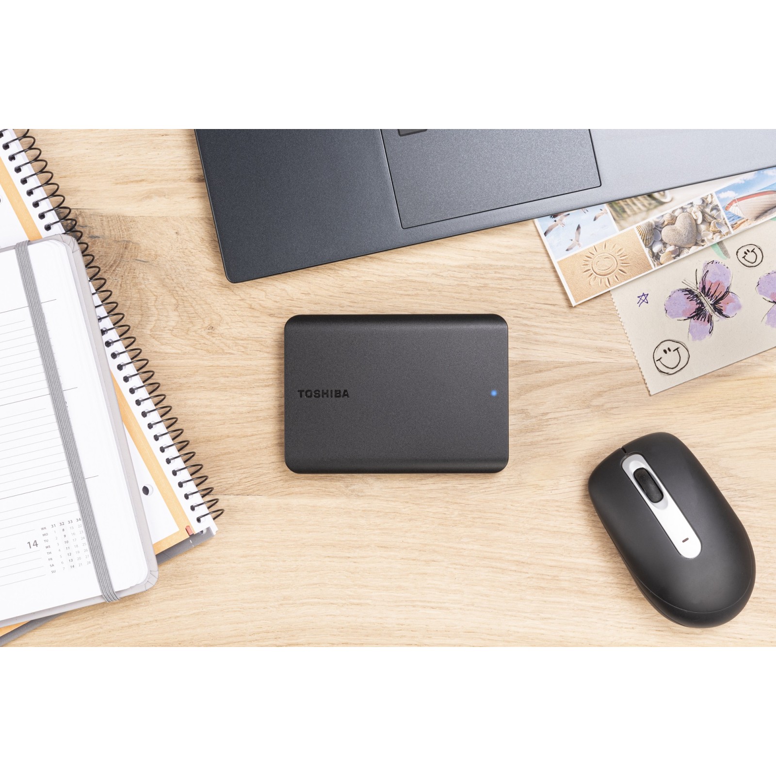 Внешний накопитель Toshiba Canvio Basics 4TB черный (HDTB540EK3CA)
