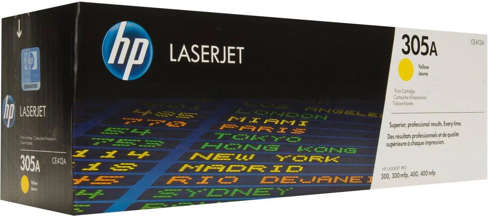 Тонер-картридж HP 305A желтый (CE412A)