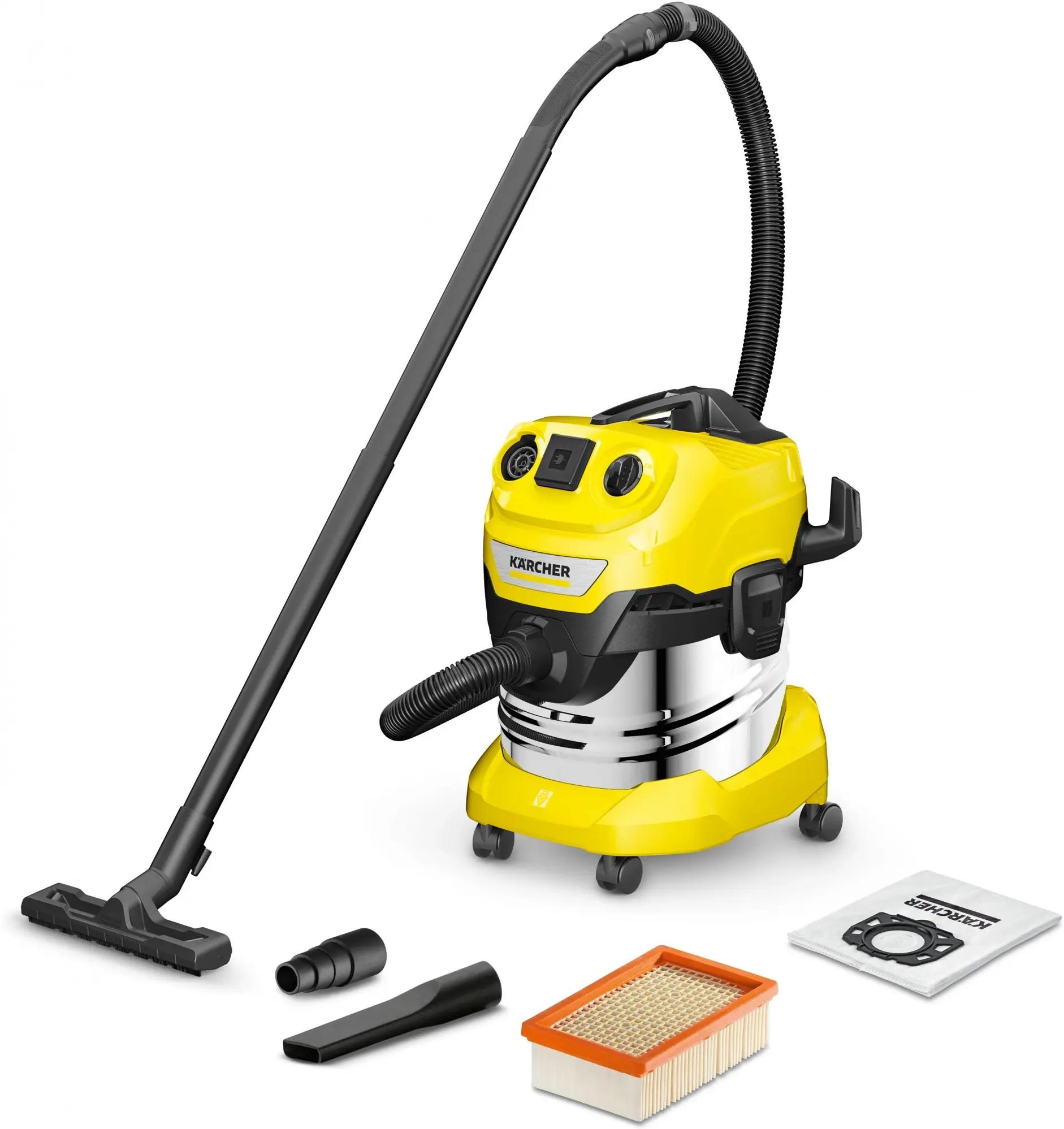 Пылесос Karcher WD 4 P S V-20/5/22 желтый (1.628-290.0)