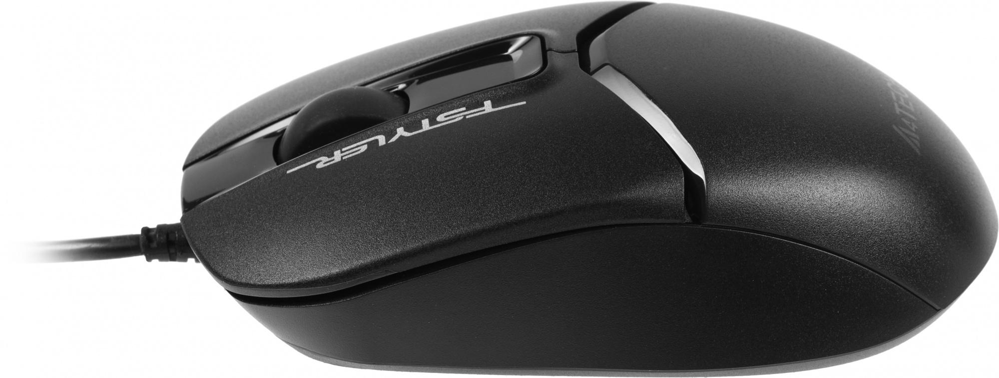Мышь A4Tech Fstyler черный (FM12S)