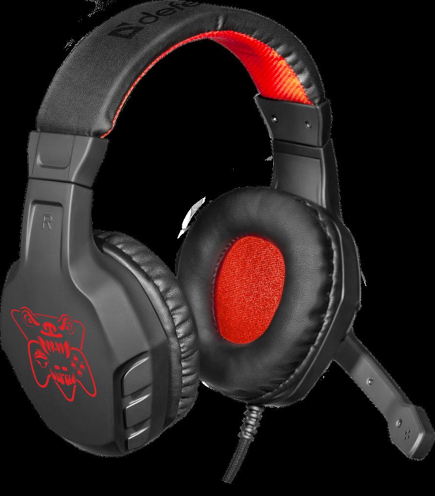 Наушники Defender Gaming Cujo Black/Red (64505)