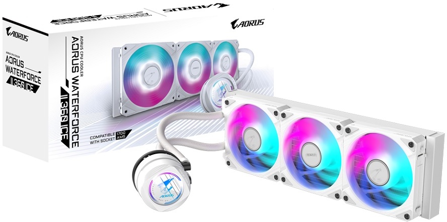 Система жидкостного охлаждения для процессора Gigabyte Aorus Waterforce II 360I White (GP-AORUS WATERFORCE II 360I)