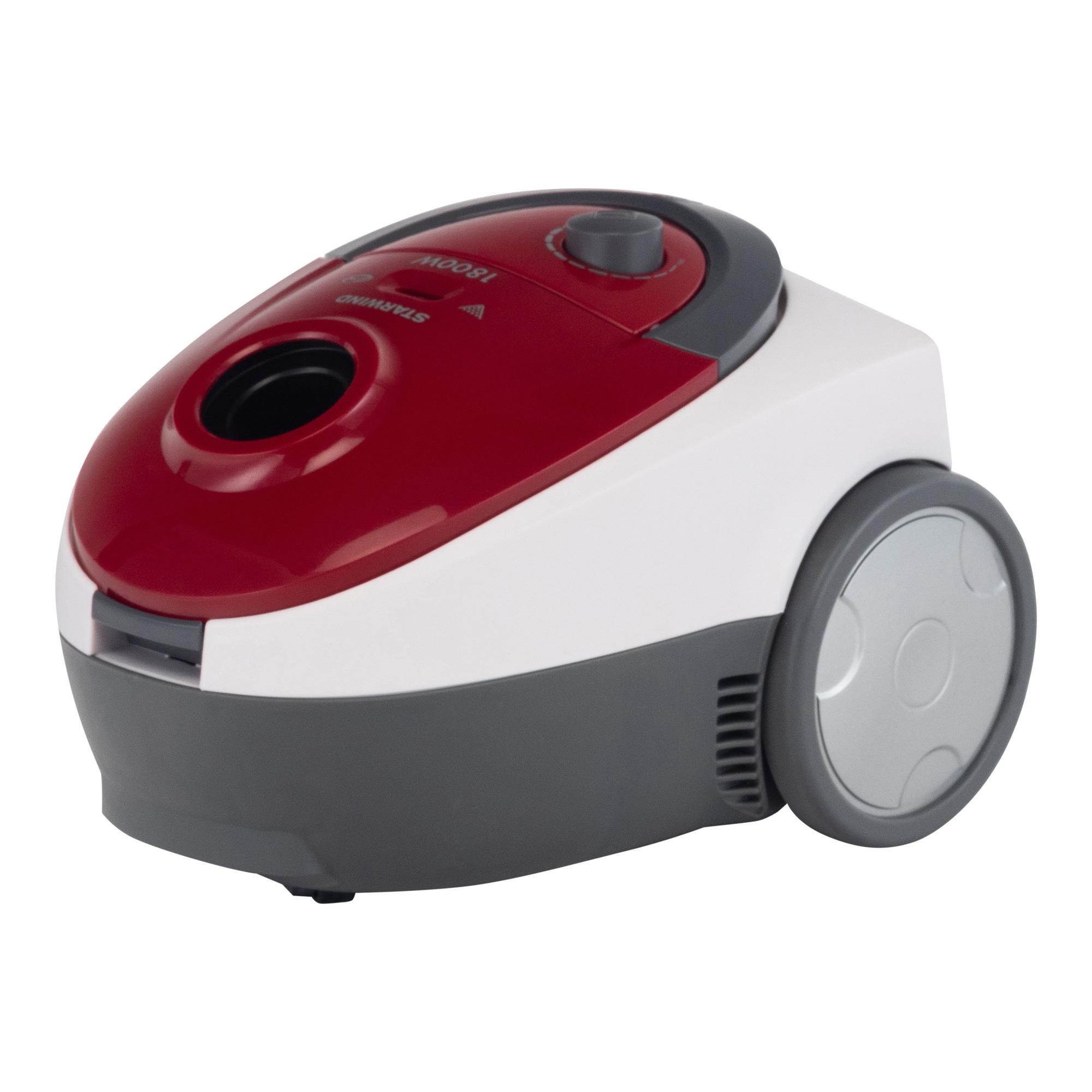 Пылесос StarWind SCB1114 красный/белый