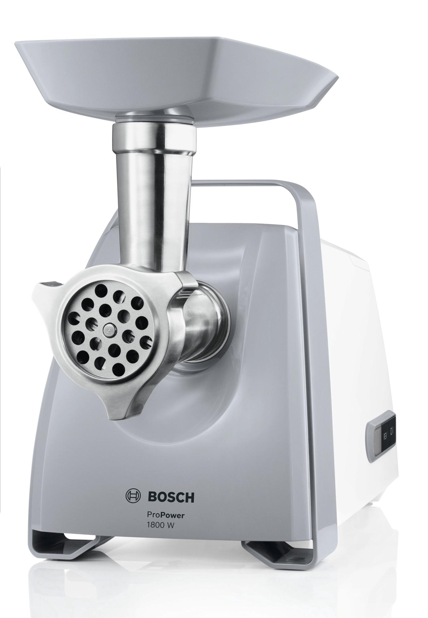 Мясорубка Bosch MFW66020 белый/серый