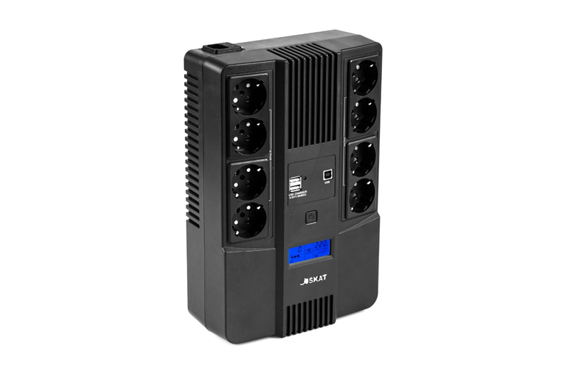 Источник бесперебойного питания Бастион SKAT-UPS 800-AID-IN-1x9-8 (8933)