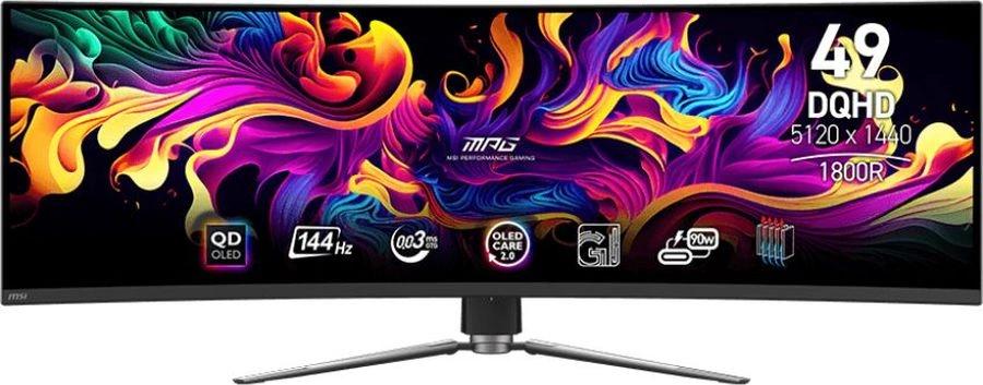 Монитор MSI MPG 491CQP черный (9S6-3FA84T-010)