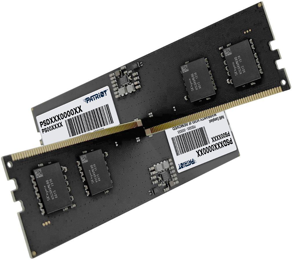 Оперативная память Patriot DDR5 2x16Gb 4800MHz Signature RTL PC5-38400 CL40 DIMM ECC 288-pin 1.1В (PSD532G4800K)