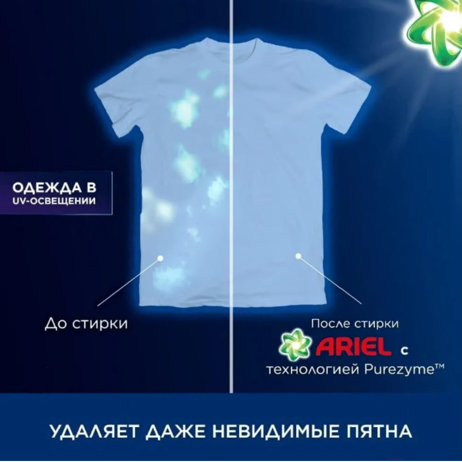 Капсулы для стирки Ariel Горный родник 50шт