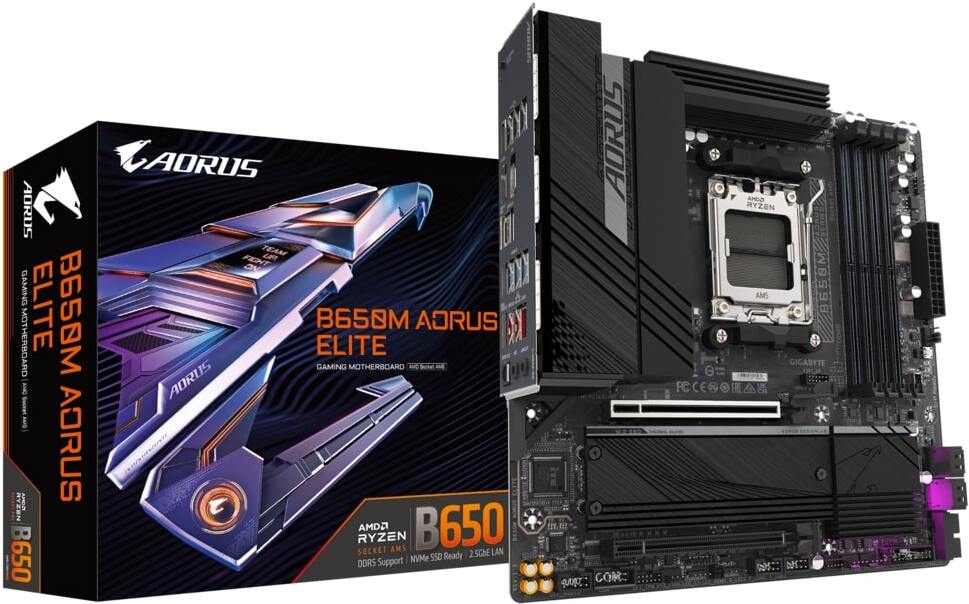 Материнская плата GigaByte B650M Aorus Elite rev. 1.3