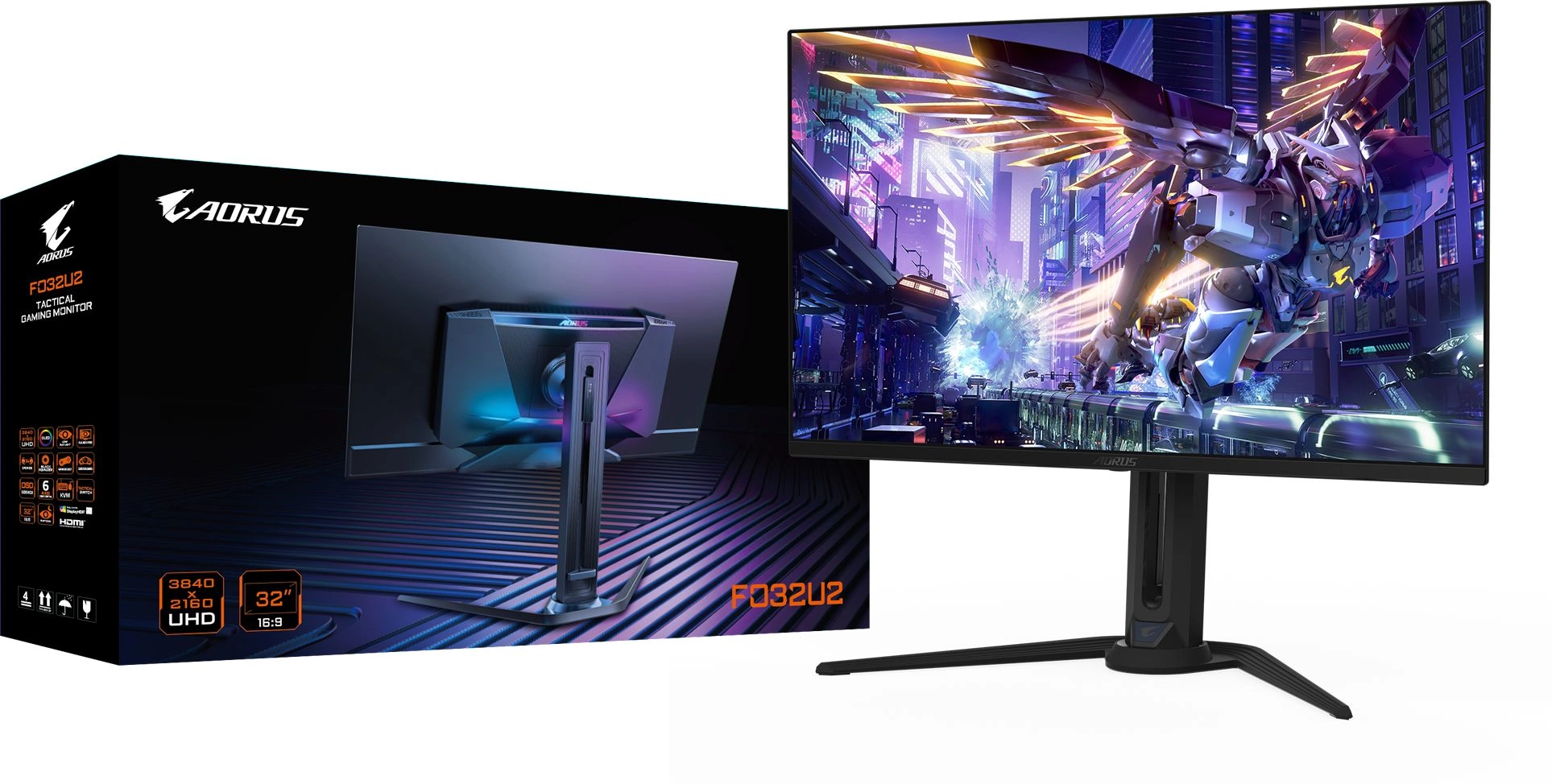 Монитор Gigabyte Aorus FO32U2 черный (20VM0-FO32U2BA-1EKR)