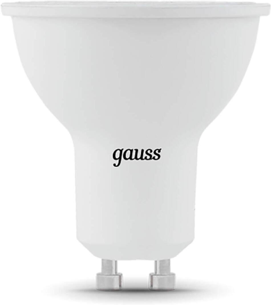 Светодиодная лампочка Gauss LED MR16 GU10 5W 530lm 4100K 1шт. (101506205)