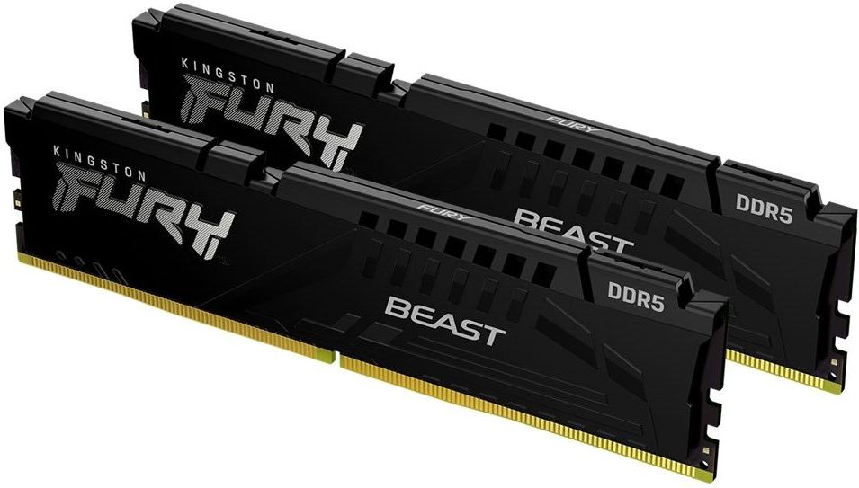 Оперативная память Kingston Fury Beast 32GB 2x16GB PC5-44800 DDR5-5600 CL40 (KF556C40BBK2-32)