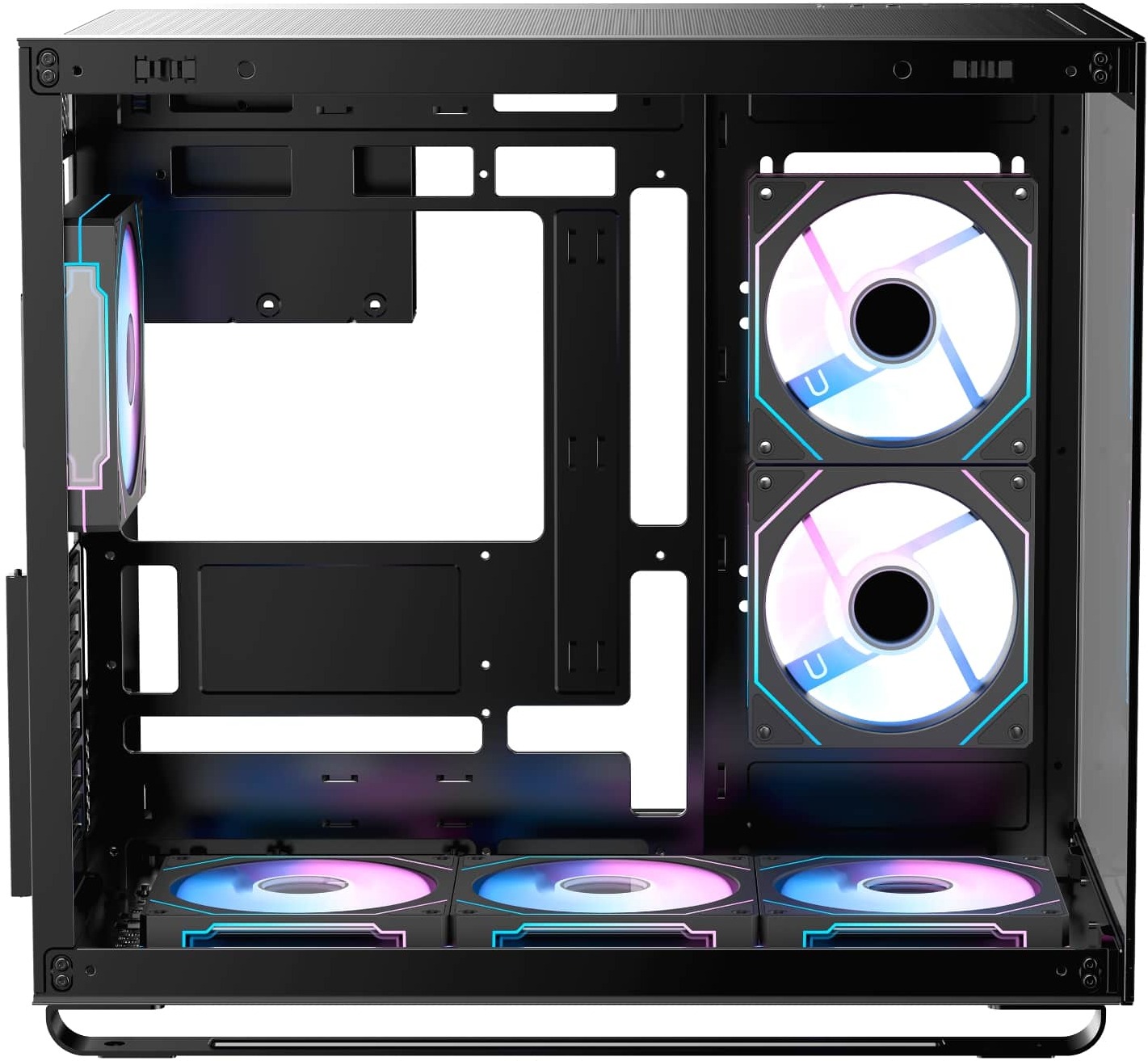 Корпус Ocypus Iota C70 ARGB без БП Black (Iota-C70-BKD600XX-GL)