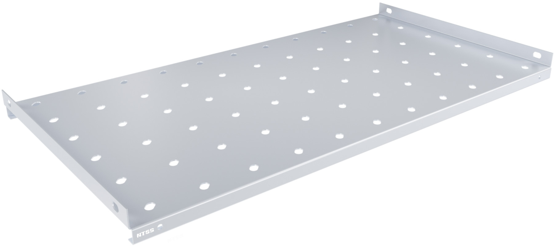 Полка стационарная NTSS NTSS-FSW-450 1U серый