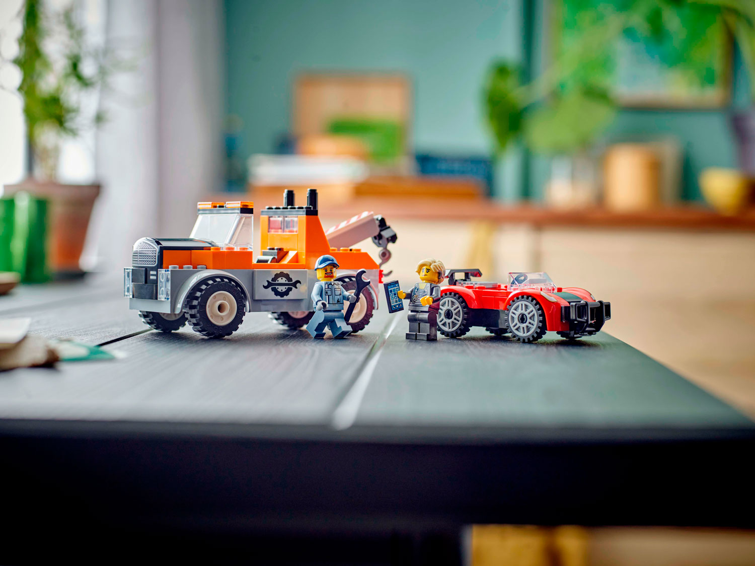 Конструктор Lego City Эвакуатор и ремонт спортивных автобилей (60435)