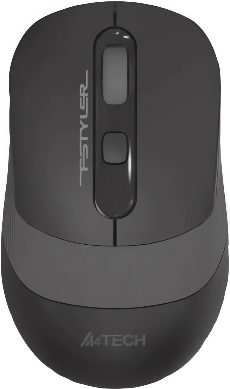 Мышь A4Tech Fstyler FG10 черный/серый
