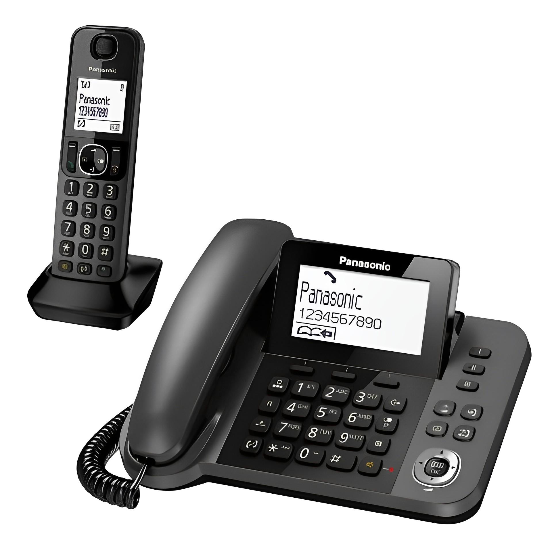 Радиотелефон DECT Panasonic KX-TGF310RUM серый металлик