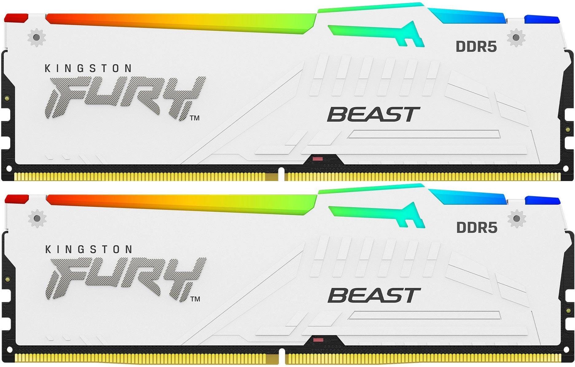 Оперативная память Kingston Fury Beast RGB RTL Gaming 2x16GB DDR5 (KF556C36BWEAK2-32)