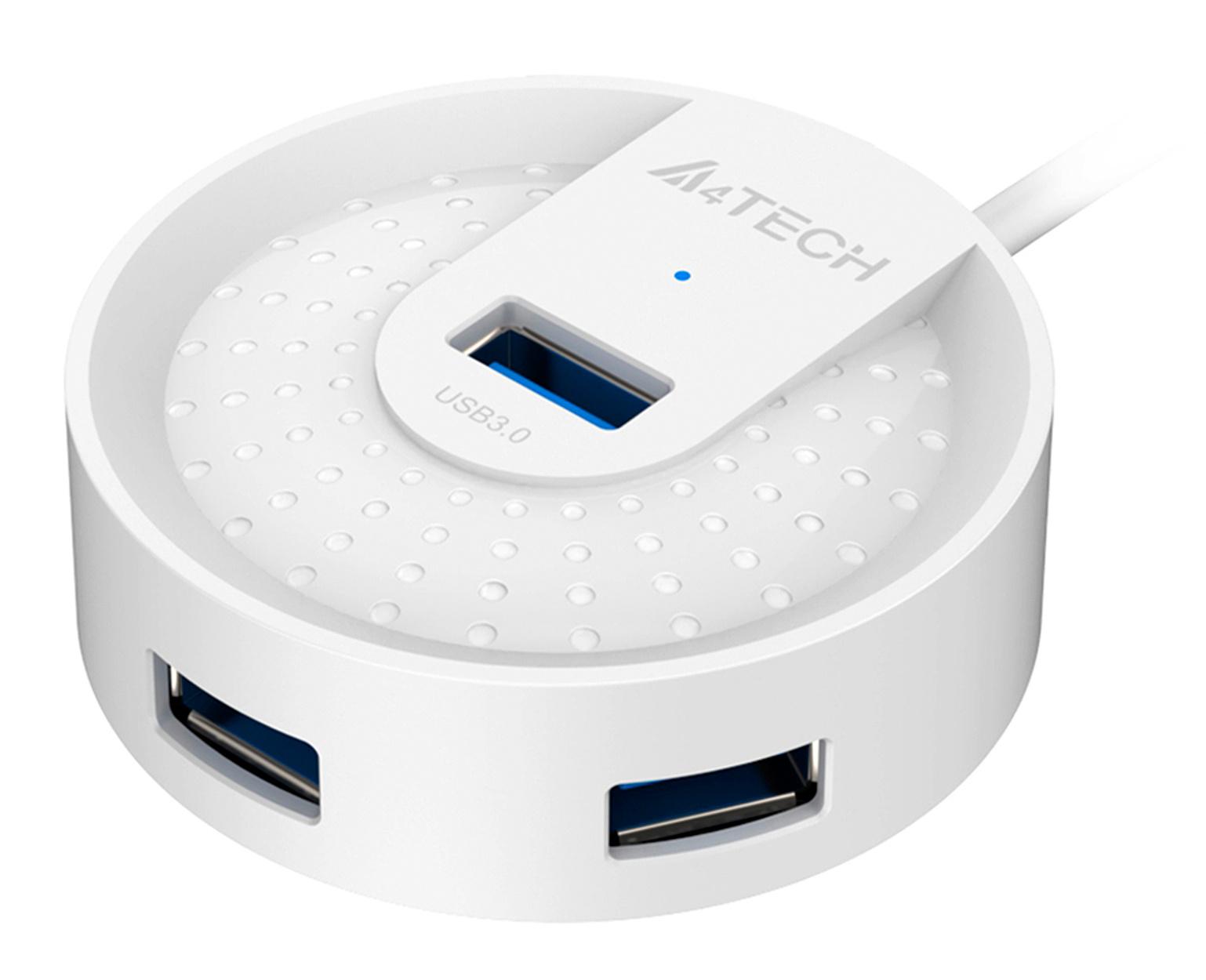 USB-хаб A4Tech HUB-30 белый
