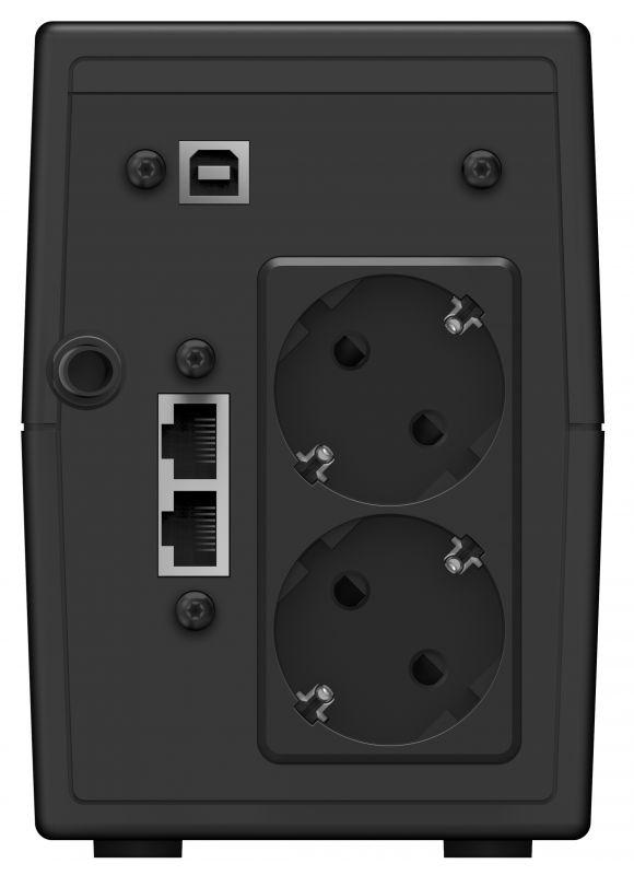 Источник бесперебойного питания Ippon Back Power Pro II Euro 650 360 Вт 650 ВА черный (1005511)