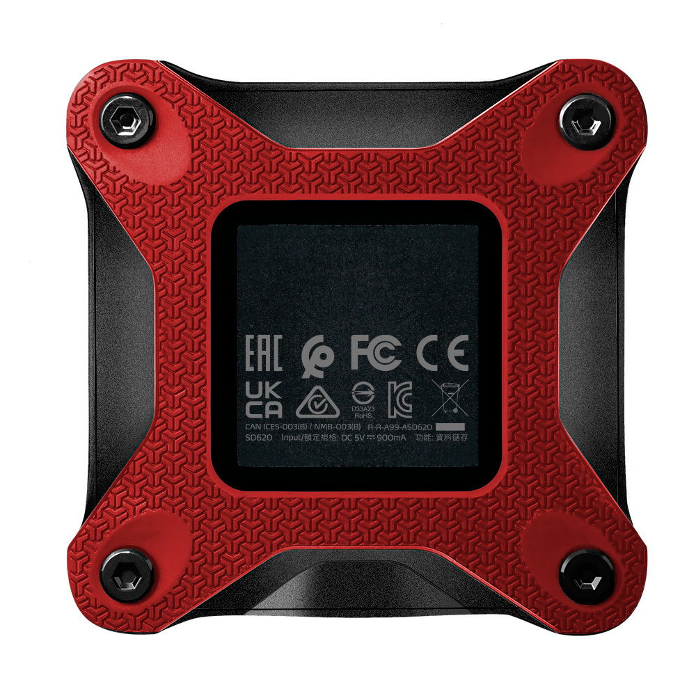 Внешний накопитель A-Data SD620 2TB красный (SD620-2TCRD)