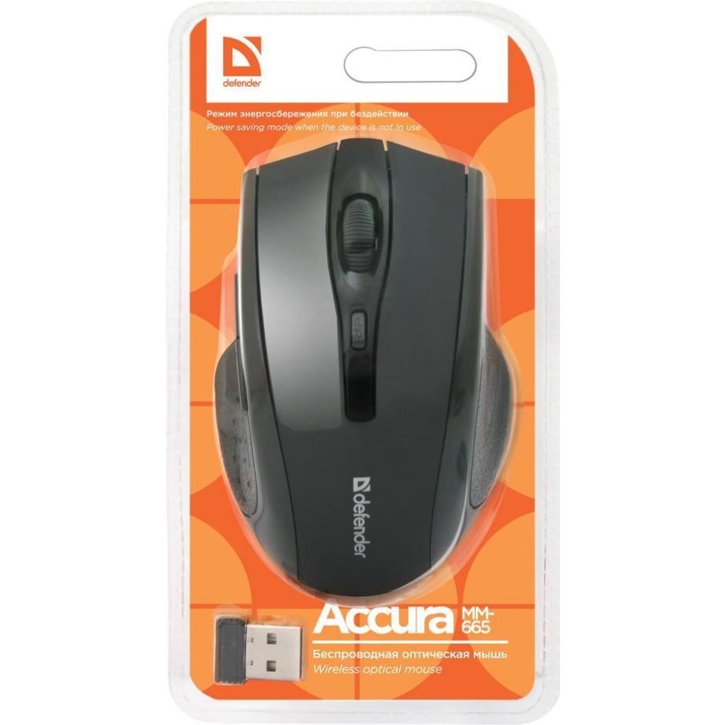 Мышь Defender Accura MM-665 черный (52665)