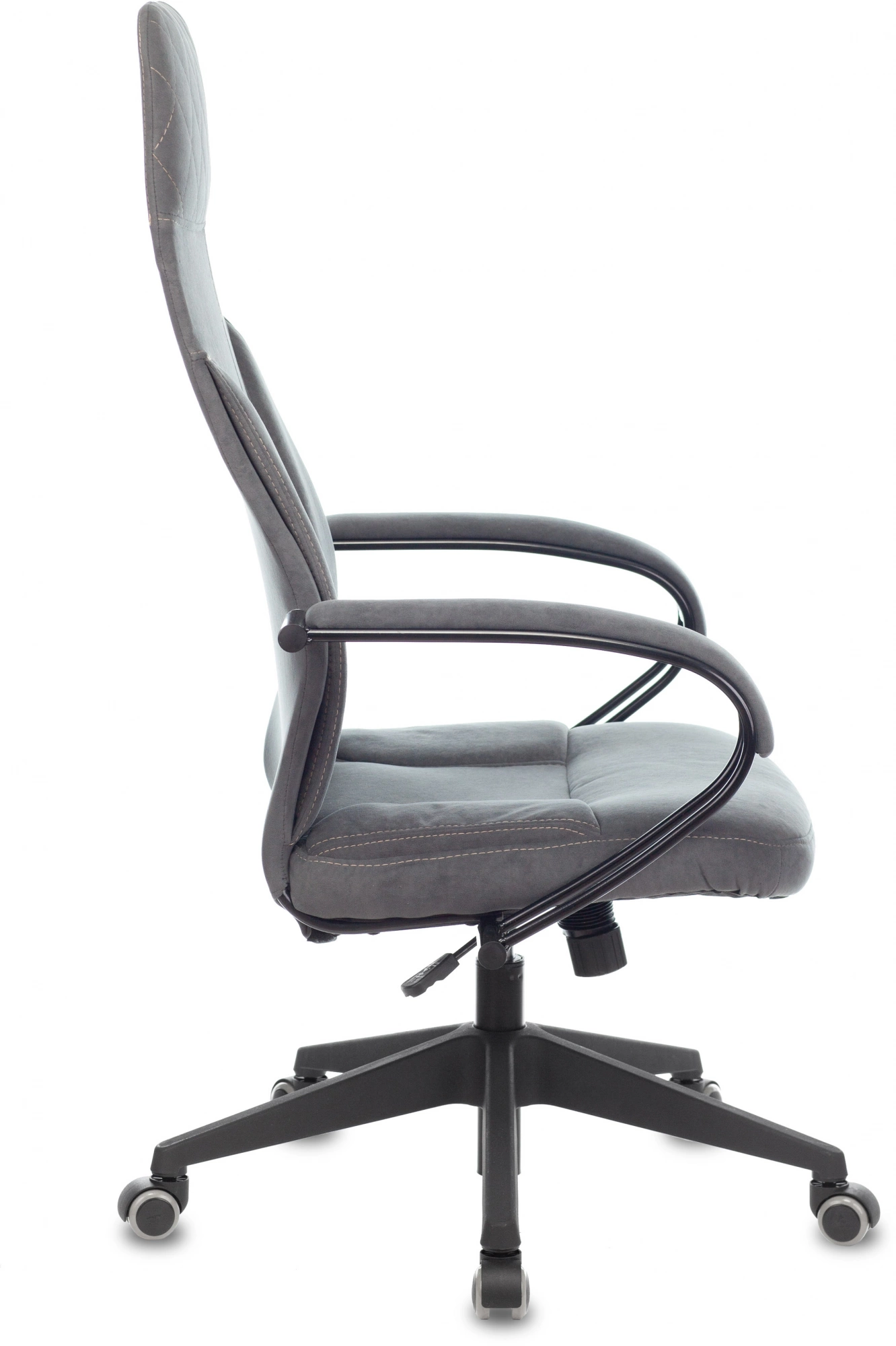 Офисное кресло Бюрократ Fabric CH-608 темно-серый Alfa 44 пластик (CH-608/FABRIC-DGREY)