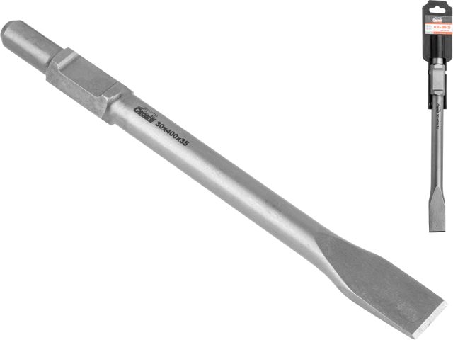 Плоское зубило шестигр. 30мм 400x35мм GEPARD (НЕХ)