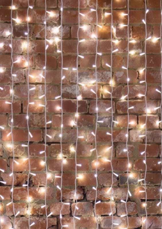 Светодиодная гирлянда ULED Дождь ULED-WF-400-220V-(W-F-WW/W)