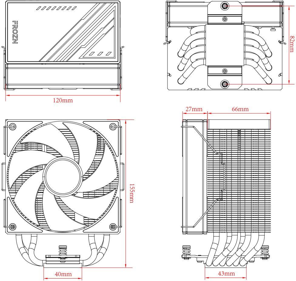 Кулер для процессора ID-Cooling FROZN A610 ARGB
