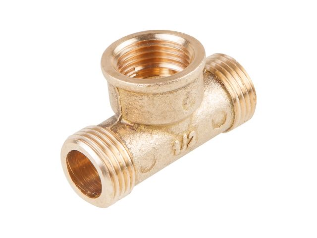 Тройник 1/2" нар.-вн.-нар., Цветлит (ЦРБ0018)