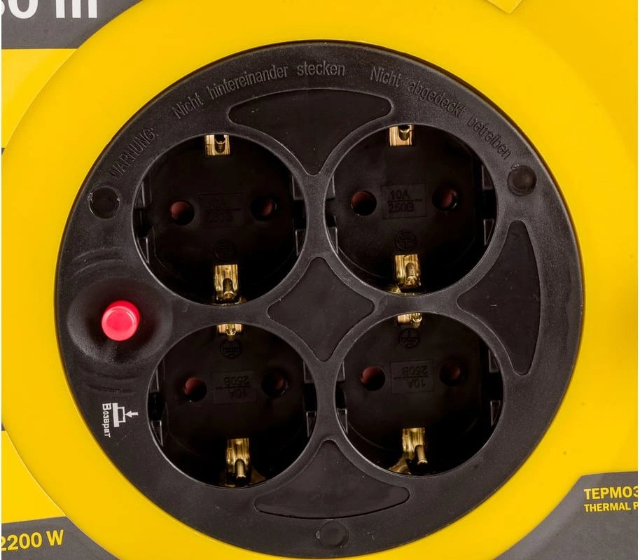 Удлинитель на катушке IEK Industrial УК30 (WKP14-10-04-30)
