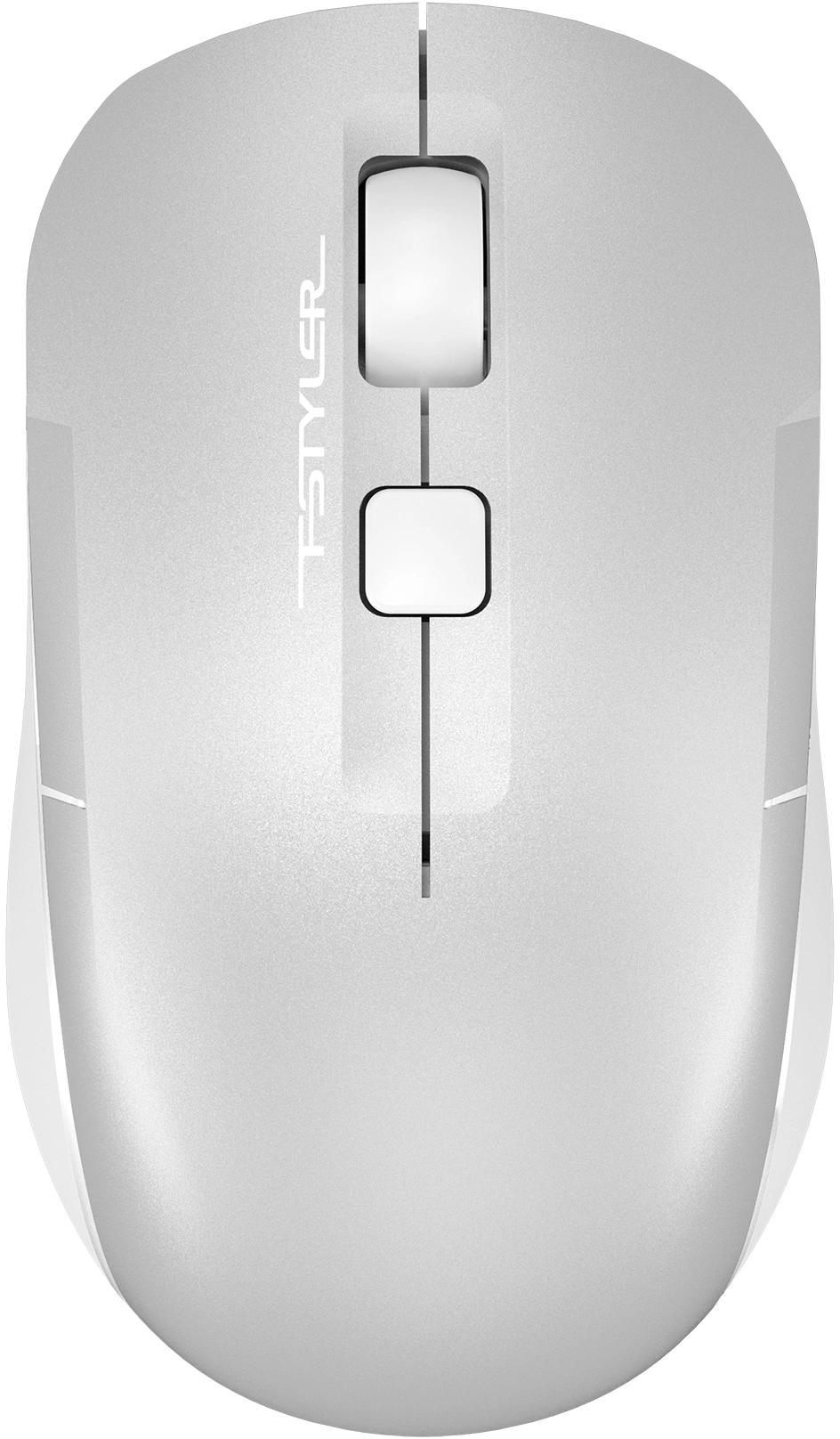 Мышь A4Tech Fstyler FB26CS Air 2 Icy White